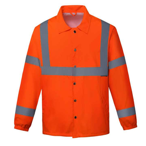 Chaqueta Unisex de Poliéster Impermeable, Transpirable y Reflectante de Alta Visibilidad con Diseño de Logotipo Personalizado - Product Image 6