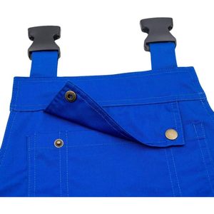 Babero de peso medio de algodón transpirable grande y alto para hombre, ropa de trabajo general con bolsillos para herramientas para acampar y hacer senderismo - Product Image 3