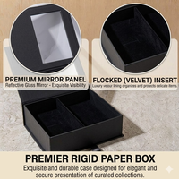 Boîte cadeau personnalisée avec roses éternelles, coffret floral, boîtes cadeaux pour emballage de serviettes de bain florales de luxe, prix d'usine en gros