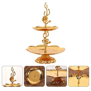 แท่นวางเค้กคัพเค้กทำจากโลหะสำหรับงานแต่งงานที่บ้านโรงแรมร้านอาหารอุปกรณ์ตกแต่งงานปาร์ตี้วันเกิด - Product Image 3