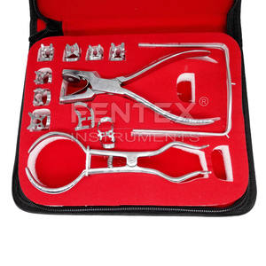 Kit de pinces de barrage en caoutchouc de vente chaude pinces de barrage en caoutchouc dentaire Instruments dentaires par Instruments chirurgicaux Fentex - Product Image 5