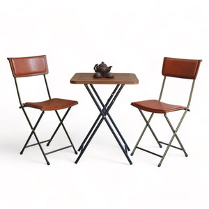 Modern <b>Foldable</b> <b>Table</b> <b>and</b> <b>Chairs</b> Set 55x55cm <b>Table</b> <b>and</b> 2 <b>Chairs</b> CBCF280 - Product Image 1