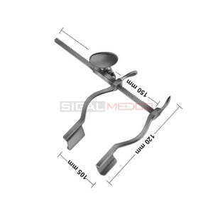 Retractor de Cuchillas Laterales, Instrumento Médico Abdominal de 27 mm de Profundidad, 21x24mm, Retractor de Retención Automática - Product Image 5
