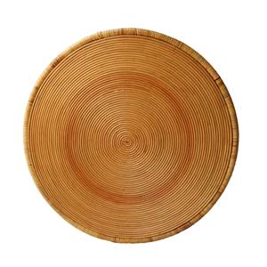 Table basse ronde au design moderne faite à la main en rotin stratifié pour le mobilier de maison pour le salon - Product Image 2