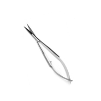 Ciseaux professionnels à ressort courbés en acier inoxydable, instrument de beauté, logo personnalisé OEM disponible, prix compétitif, offre spéciale
