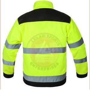 Chaqueta de Seguridad Reflectante de Alta Visibilidad, Transpirable, Talla Grande para Hombre, Certificada CE - Product Image 3
