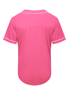 Camiseta de béisbol de poliéster 100%, camiseta de equipo en blanco con logotipo impreso, camiseta de béisbol OEM de talla grande - Product Image 2