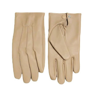 Gants en cuir fin personnalisés de haute qualité pour femmes Gants d'hiver décontractés de style uni Gants OEM à la mode pour une utilisation en extérieur - Product Image 5