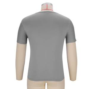 เสื้อยืดแขนสั้นคอกลมผ้าคอตตอนแท้ทรงหลวมสีพื้นสีขาวเสื้อยืดผู้ชายและผู้หญิงสีทึบ - Product Image 4