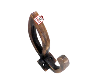 Modern Style Copper Antique Cloth <b>Coat</b> Wall <b>Hooks</b> Hangers Heavy Duty Cast Iron Metal Wall Mounted Double <b>Hooks</b> - Product Image 1