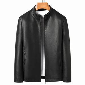 Chaqueta de cuero de vaca auténtica para hombre 100%, nuevo estilo para piel de cocodrilo, estilo Vintage, chaqueta de lona de temporada de otoño - Product Image 1