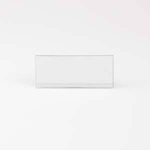 Cartello magnetico trasparente aperto sui lati e sopra 75x30mm - Product Image 1