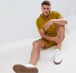 Ensemble de survêtement sportif pour homme été 2025, 2 pièces, t-shirt et short, mode décontractée, broderie, séchage rapide, design personnalisé - Product Image 5
