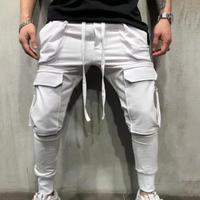 Pantalon de jogging cargo pour homme, pantalon de survêtement Pro Club, bas de survêtement, pantalon de sport décontracté pour homme de haute qualité
