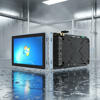 Computadora Industrial Integrada con Pantalla Táctil Resistiva Plana de 15 Pulgadas, Totalmente Impermeable IP69, de Acero Inoxidable, con Windows 11 IOT