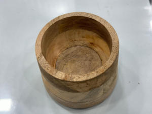 Cuenco de resina japonés con curva de glaciar, cuenco de resina con curva de glaciar helado con paredes curvas lisas y mate para fruta y ensalada Premium - Product Image 5