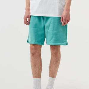 <b>Men's</b> Custom <b>Men's</b> <b>Shorts</b> Heavyweight Loose Street Wear Solid Pattern Casual Style Hip Hop Style Cotton Fleece <b>Shorts</b> - Product Image 3