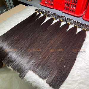 Pleine longueur et lisse couleur noire trame de cheveux faisceaux pleine cuticule aligné prix bon marché Extensions de cheveux longue durée de vie cheveux - Product Image 3