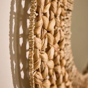 High Quality Modern Design Water Hyacinth <b>Mirror</b> Vintage Hanging Wall Hanging Decoration Handmade in Vietnam - Product Image 2