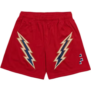 Short de basket-ball de l'équipe de rue haute personnalisé pour hommes taille moyenne poches en toile de coton respirant fermeture à cordon de haute qualité - Product Image 4