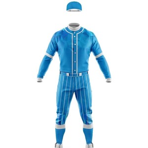 Nuevo diseño de alta calidad de secado rápido uniforme de béisbol para la venta al por mayor transpirable uniforme de béisbol sublimado equipo de ropa deportiva - Product Image 5
