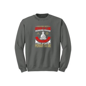 Sweat-shirt en mélange de coton avec des thèmes de bouddha imprimés Style décontracté 12 options de couleur 260-280 Placement de conception personnalisable GSM lourd - Product Image 6