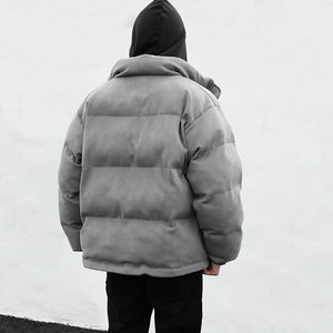 Chaqueta de Plumón para Hombre, Estilo Urbano, Abrigada para Invierno, con Cierre, Resistente al Viento, Personalizable al por Mayor - Product Image 4