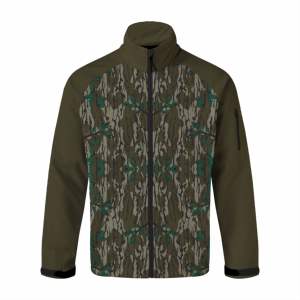 Veste de chasse respirante et coupe-vent Softshell, veste de chasse légère à manches longues de camouflage pour homme, vente en gros - Product Image 1
