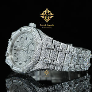 Montre de luxe pour femme en moissanite 925, qualité VVS avec testeur de diamant VVS1, 100% tendance - Product Image 4