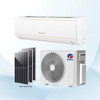 Climatiseur solaire 9000-18000 BTU à onduleur solaire, système d'énergie Gree, climatiseur solaire DC hors réseau split pour les maisons