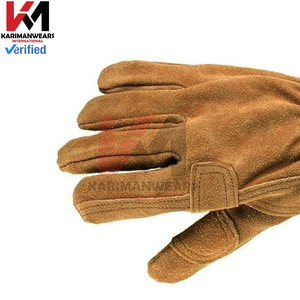 Premium Industrial Grade Leather Safety Work Gloves Durable Gardening and Construction Gloves Elastic Wrist Closure Soft - Product Image 5