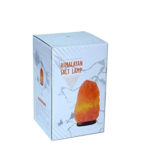 Gradation rotative Super belle glace en verre de l'Himalaya fissuré lumière de sel naturel lampe de nuit chaude créative - Product Image 5