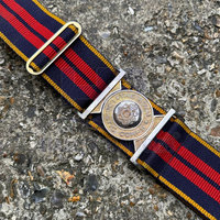 Cinturón estable elegante a rayas con ajuste seguro Hebilla de poliéster de nailon de algodón duradero para uso diario