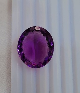 Pierre taillée en améthyste violette de bonne qualité fabrication de pierres précieuses en vrac pour bijoux forme ovale améthyste toutes tailles disponibles - Product Image 2