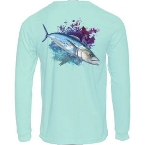 เสื้อตกปลาแขนยาวผ้าแห้งเร็วระบายอากาศได้ดีเสื้อฮู้ดแบบซับลิเมชัน Upf50ใหม่ออกแบบได้ตามต้องการ - Product Image 4