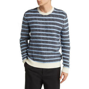 Suéteres de calle de manga larga para hombre de alta calidad, diseño personalizado, tejidos a mano, ropa cómoda al por mayor - Product Image 2