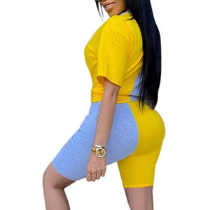 2026 New Arrival 2 Piece Multi Color Summer <b>T</b>-<b>shirt</b> Shorts Set <b>Women's</b> <b>Sports</b> Shorts with <b>Shirt</b> Set <b>Women</b> Summer Set - Product Image 2