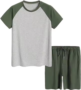 Conjunto de pantalones cortos de verano para hombre, camisas de moda de manga corta de secado rápido, estampado transpirable, estilo callejero, 100% de algodón - Product Image 6