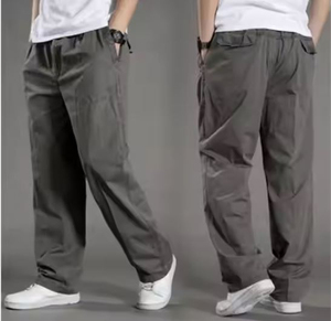 Pantalones Cargo de poliéster de alta calidad para hombre, estilo informal, tela duradera, múltiples bolsillos, rectos de color medio para uso diario - Product Image 5