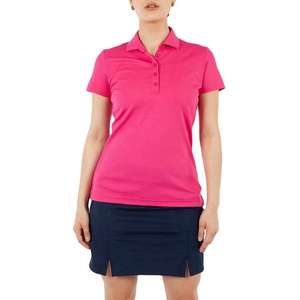 Custom Logo High Quality Women Cotton Polo Shirt Breathable Slim Fit Short Sleeve Ladies Golf Tennis Sports Casual Polo Top - Product Image 1