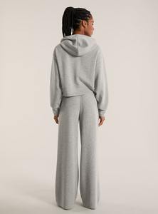 เสื้อฮู้ดสวมหัวสำหรับผู้หญิงพิมพ์แบบกำหนดเองโลโก้ด้านหน้าผ้าคอตตอนสวมใส่สบายคุณภาพสูงสำหรับสภาพอากาศหนาวเย็น - Product Image 6