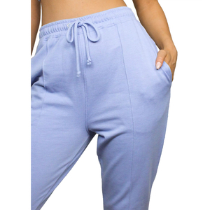 Pantalones de chándal de lana acampanada ecológicos de invierno para hombre, pantalones de pierna ancha informales lisos de 100% poliéster, pantalones para correr - Product Image 3