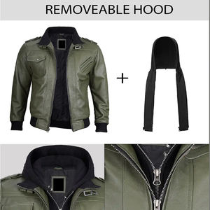 Chaqueta de Cuero 100% para hombre, precio bajo, superventas, chaqueta de cuero hecha a medida, precio bajo - Product Image 6