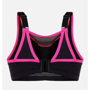 Soutien-gorge de sport pour femmes, rembourré, respirant, à séchage rapide, avec logo sur le devant, haut de fitness - Product Image 2