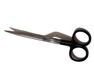 Biolex Stainless Steel Multi-Purpose <b>black</b> handle Scissors with Smooth <b>Edge</b> sharp cutting Silver Color Vintage Classic Design - Product Image 1