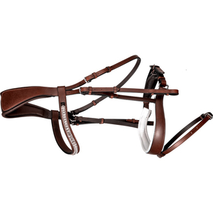 Horse Bridle black-cob Wholesale Handmade Full Size Leather Reins Durable <b>Equestrian</b> Tack Riding Training - Product Image 4