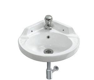 Best Price Ceramic Basin Wall Hung High Quality Ceramic Basin Sanitary Ware <b>Sink</b> Wall Hung Wash Basin - Product Image 3