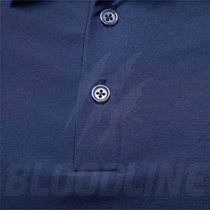 Polo de Manga Corta para Hombre Bloodline, Color Sólido, Tejido de Punto, Secado Rápido, Corte Regular, Marrón - Product Image 5