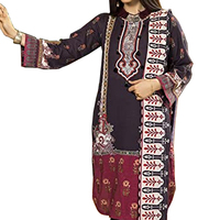 Shalwar Kameez de haute qualité, style pakistanais et indien, pour femmes, hiver, 3 pièces, dupatta, coton/lin/polyester, sur mesure