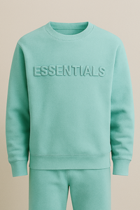 Sweat-shirt personnalisé en relief, écologique, pour hommes et femmes |   Pull en molleton de coton de qualité supérieure avec design en strass |   Streetwear OEM/ODM vierge - Product Image 2